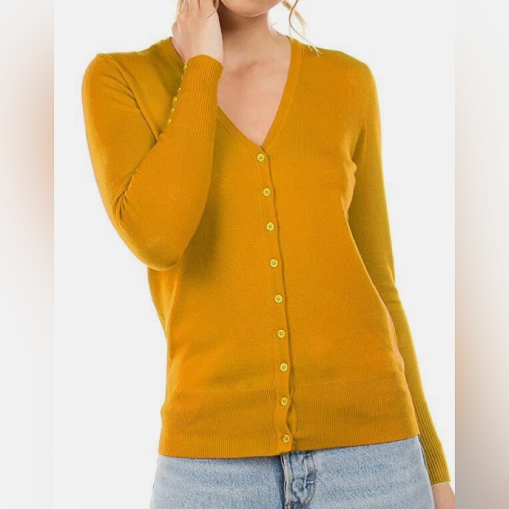 Cielo cardigan XL viscose nylon buttons n cuff